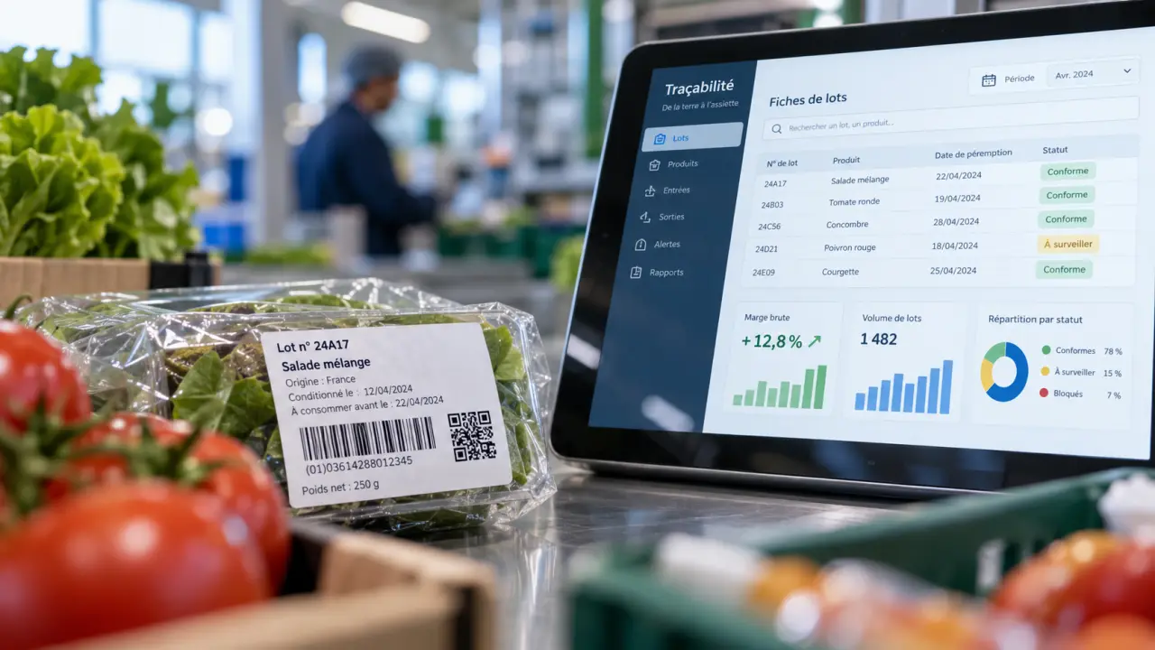 Un ERP agroalimentaire sécurise les lots, les dates et les marges